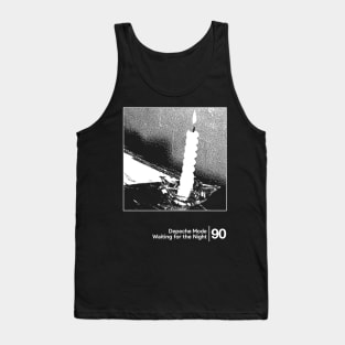 Waiting For the Night - Depeche Mode / Minimal Graphic Artwork Tank Top